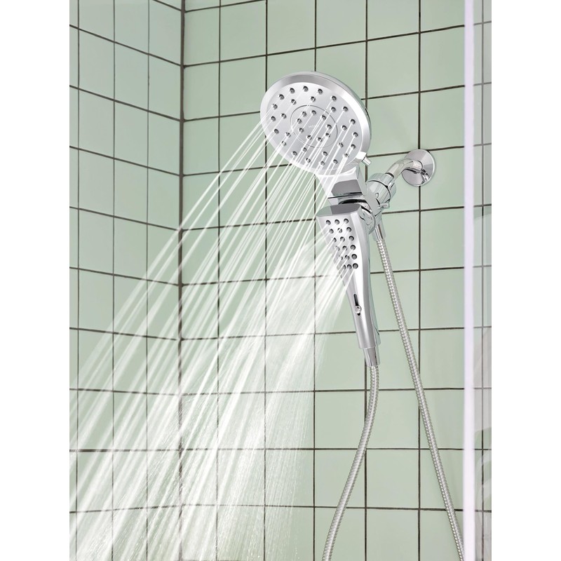 Moen Verso Chrome Round Rain Shower Head and Detachable Handshower