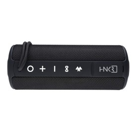 Hanker Pitch 3.0, Bocina Bluetooth Resistente al Agua, Color Negro Azabache