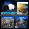 Black Right Passenger Side Mirror Replacement For Toyota Tacoma 2016-2022-Power