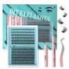 MOTIBACK Lash Extension Set 168Pcs Wimpern Extensions Set Wimpern Extensions