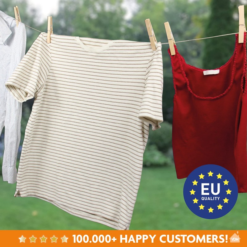 LAUNDRYSpecialist Washing line 50 meters with steel core - MADE