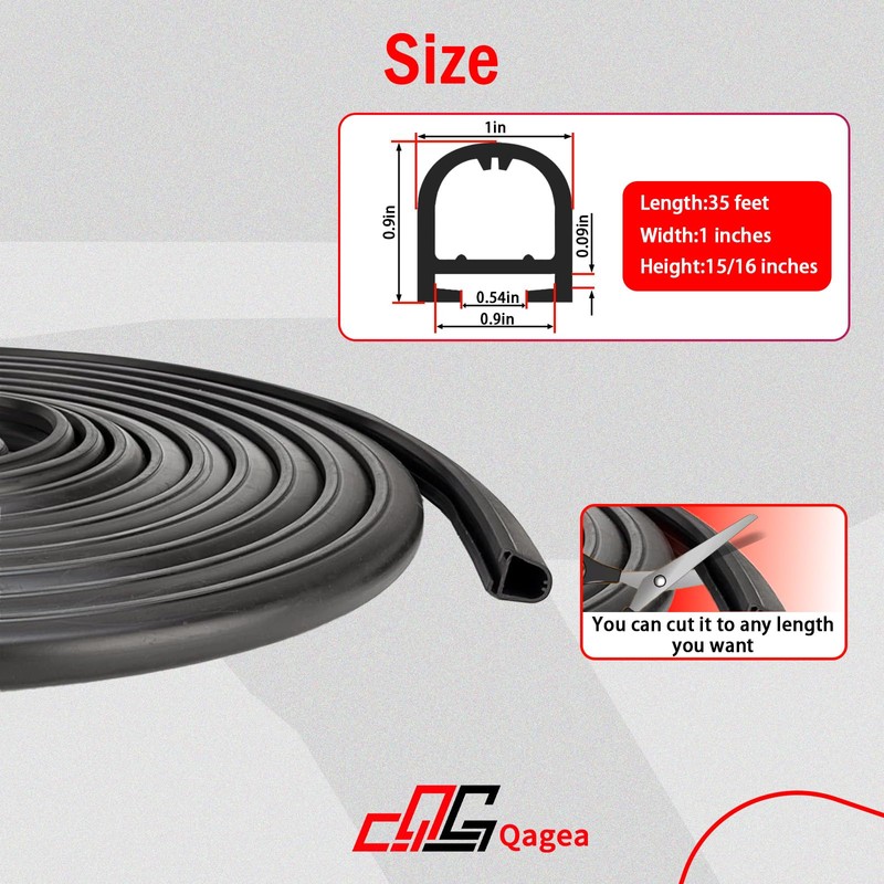 D-Seal RV Slide Out Seal 018-312-EKD RV D Seal Wiper