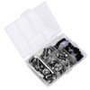 Fairing Bolts Kit, ABS+Aluminum 158Pcs/Set Universal Fairing Bolts Gasket Wrench
