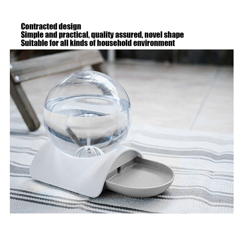 2.8L Pet Gravity Waterer Dispenser Automatic Water Drinking Fountain for