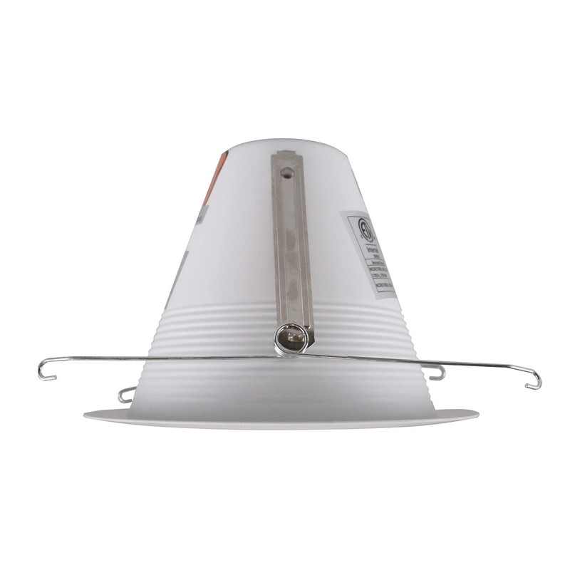 NICOR Lighting 6 inch White Airtight Recessed Cone Baffle Trim,