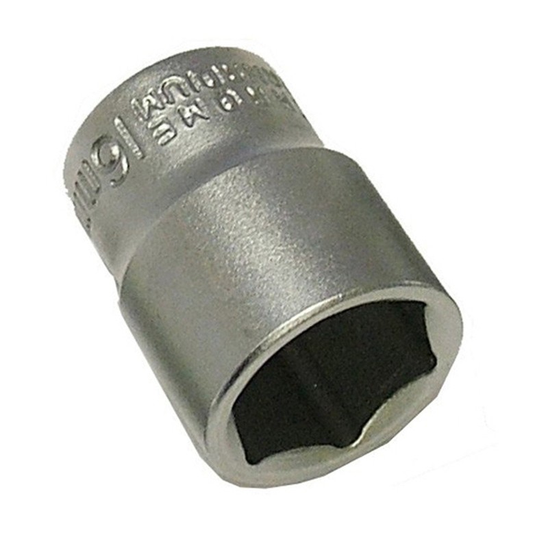 Faithfull SOC1221 21mm Hexagon Socket Chrome Vanadium 1/2-inch Drive