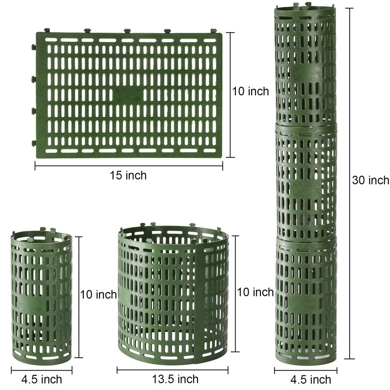 Bekith 16 Pack Tree Trunk Protector, Plant Guard Protectors with
