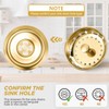 Retisee 2 Pcs Kitchen Sink Stopper Strainer Stainless Steel Drain