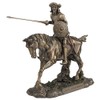 US 9.13 Inch Don Quixote Novel Writer Cold Cast Bronze