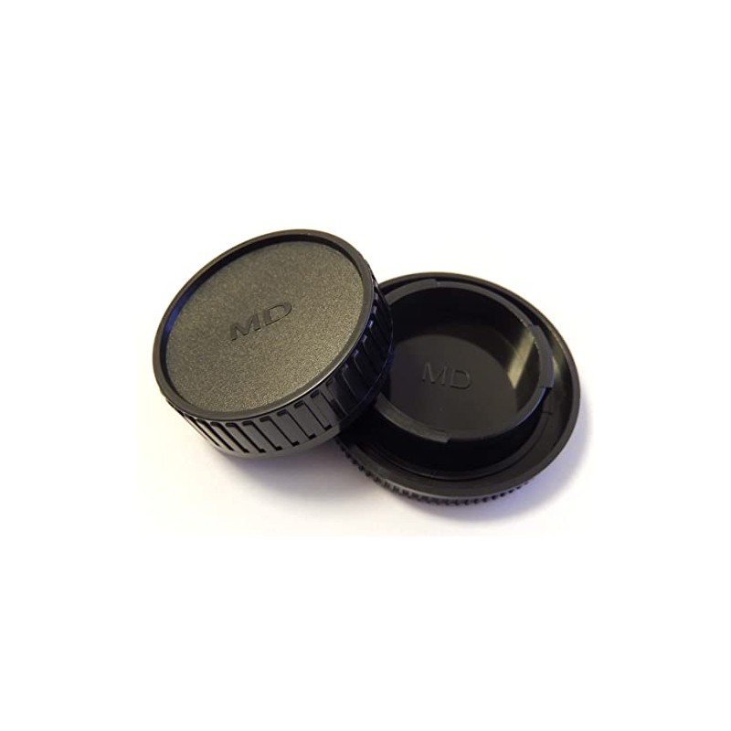 vhbw lens cap set with MD-System camera Minolta Sony A33