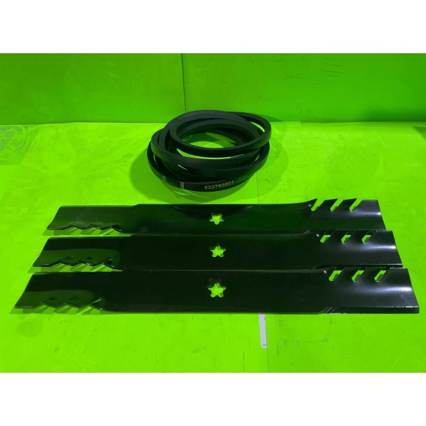 Lawnmower Parts World Belt Blade Kit For 61" Husqvarna MZ61
