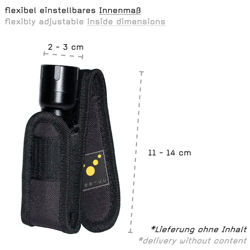 tee-uu Single TAC Holster (Black)