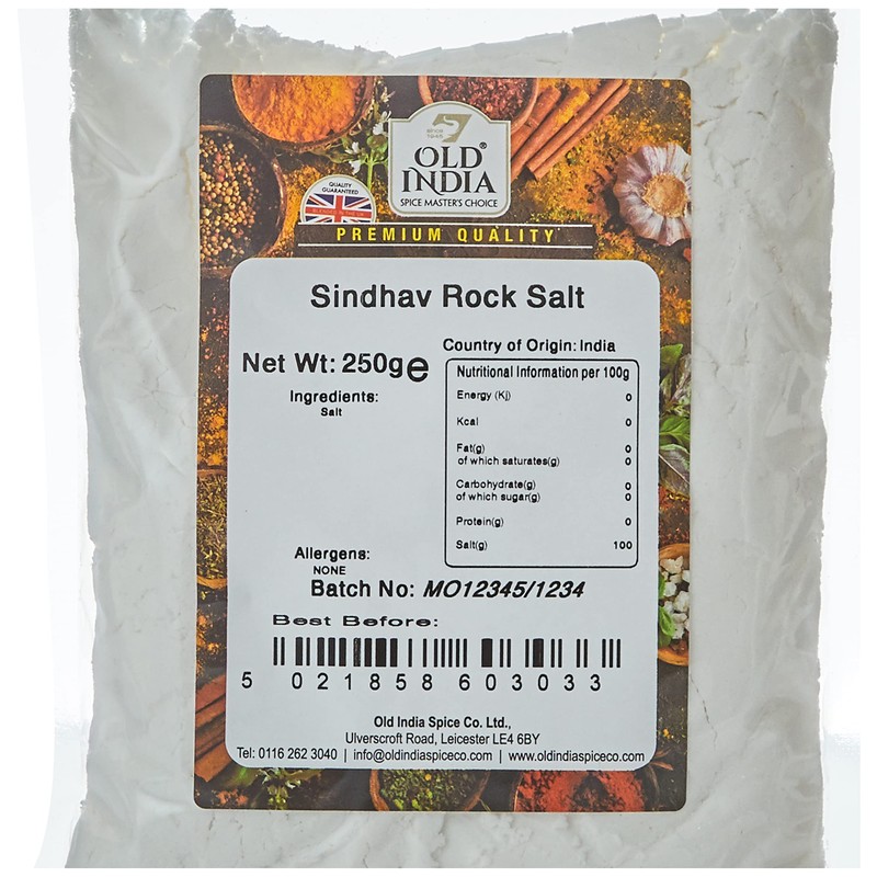 Old India Sindhav Rock Salt 250g