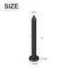 DTGN #12x2" Black Screws - 25Pack - 304 Stainless Steel