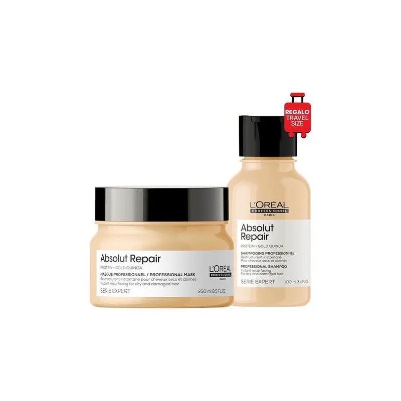 Kit Absolut Repair Shampoo Mascarilla Lorel Profesionnel