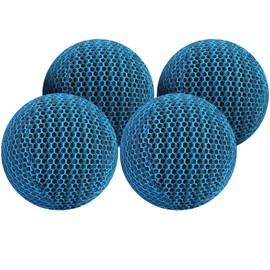 Adnee 4 Pcs Hot Tub Pool Scum Absorber-3.1 Inches Reusable Scum Eliminating Sponge Balls, Pool Sponge Oil Absorber-Hot Tub Scum Cleaner Devours Scum for Swimming Pools and Spas