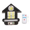 Solar Street Light House Shape ABS LED Motion Sensing Solar