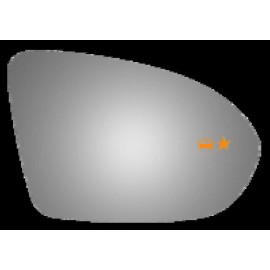 Burco Mirror Glass Replacement Fits 18-19 Buick Regal Sportback Blind Spot-5685B