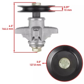 Caltric 918-04129B 618-04129 285-842 Spindle w/Pulley for Cub Cadet MTD Stens 3x