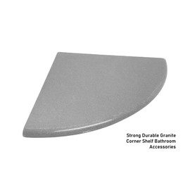 Premium Quality Gray Granite Grey Marble Corner Shelf Polished 9'' (2)