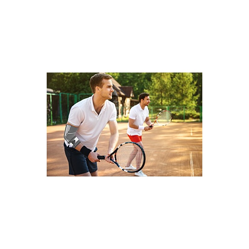 bonmedico Tennis Elbow Support Strap – Adjustable Elbow Brace for