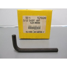 Allen 5/16"ALLEN SHORT ARM HEX KEY WRENCH 57028