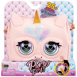 Purse Pets, Glamicorn Unicorn Interactive Purse Pet with Over 25 Sounds and Reactions, Kids Toys for Girls Ages 5 and up