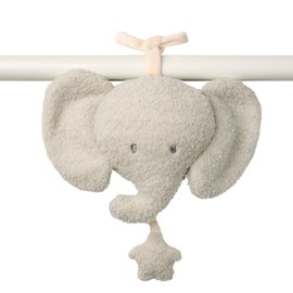 Nattou Active Soft Toy Polyester Musical Elephant Hanging Approx. 16 cm Teddy Grey