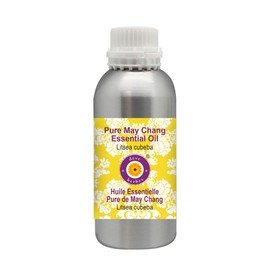 Deve Herbes Pure May Chang Essential Oil (Litsea cubeba) Steam Distilled 630ml (21 oz)