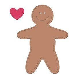 Impression Obsession DIE1030J Small Gingerbread Steel Die Set