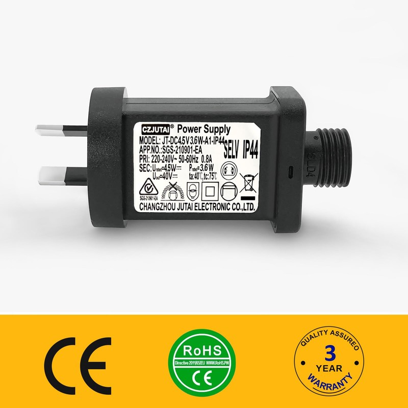 PremierAdapter Pack of 2 Power Supply for CZJUTAI JT-DC4.5V3.6W-IP44 Christmas