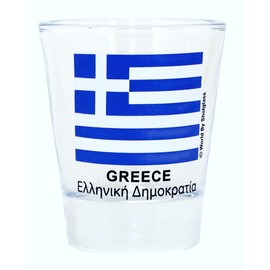 Greece Flag Shot Glass NewEdition