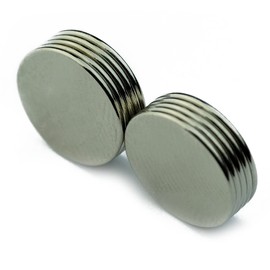 N52 Neodymium Disc Magnet - 1/2 in. dia x 1/32 in. thick - 1.47lbs Pull (Pack of 10)