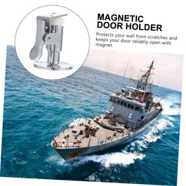 GRIRIW Elegant Stainless Steel Magnetic Door Stopper Windproof Door Stopper Draft Blocker