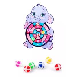 Maíz Juego Tablero Tiro Al Blanco Diana Niños Infantil Elefante