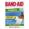 Band-Aid Fabric Strips 50 Pack |Non-stick pad technology| Greater Coverage|Extra