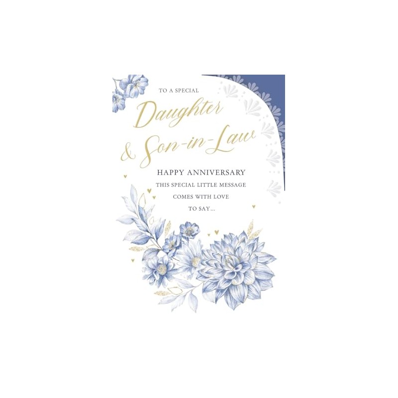 Regal Publishing Anniversary Card, To a Special Daughter & Son-in-Law