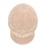 OUNONA Wood Carved Post Topper Finial: 3.14inch Wooden Finial for