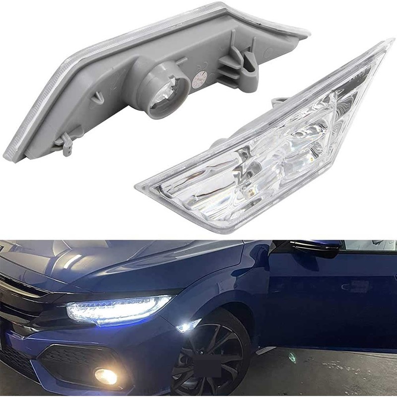 NJSBYL Civic Side Marker Light For Honda Civic Sedan Coupe