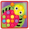 Preschool Children Mushroom Button Nail Intelligent Learning Funny Toy Gift