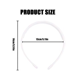 NTRUXZP Pack of 8 Sequin Coated Headbands Glitter Headbands for Women Girls, 1 cm Sequin Headbands Glitter Fashionable, Cute Daily Accessory for Girls and Women