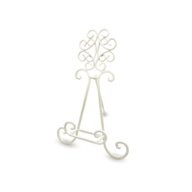 mamawreath MamaWreath Original Wreath Easel Photo Stand, Iron Easel Stand, Open/Close, Stand, White, (Off-White, S, OW 6747)