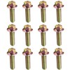 (12 pcs) 75120 Exhaust Manifold Bolts Hardware Kit Grade 10.9