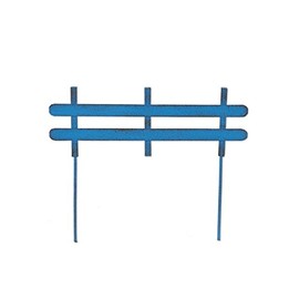 Studio M - Gypsy Fairy Garden - Mini Blue Fence Panel, Set of 4 GG289