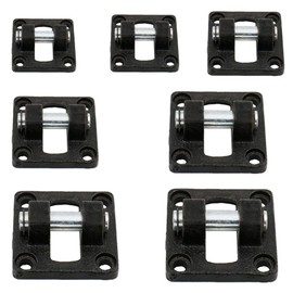 CB32 Air Cylinder Fittings: Foot Flange CB32-125 for Pneumatic Cylinder Including Base Cylinder Swivel Mount and Standard Rear Mount Components