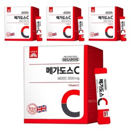 Megadose Vitamin C 3000mg, 180g, 4 pieces / 메가도스 비타민C 3000mg, 180g, 4개