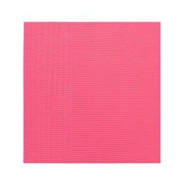 10 hojas de cartón corrugado de colores Hojas de papel corrugado brillante Papel corrugado decorativo para manualidades artísticas DIY, proyectos de carteles 21 x 29.7 cm (Rosa, 21X29.7 cm)