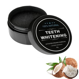 Zahnweiss Aktivkohle Pulver Natural Zahnpulver Teeth Whitening, Weiße Zähne Aufhellen Weisse Zähne Weiß Zahnweiss Pulver, Zahn Zahnreinigung Entfernung Von Zahnflecken (1 Stücke)