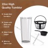 Bonsenkitchen Iced Coffee Maker, Coffee Machine, Reusable Filter, Easy One-Touch