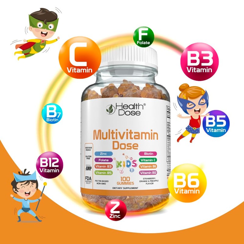 Health Dose Multivitamin Dose Children 100 Gumies